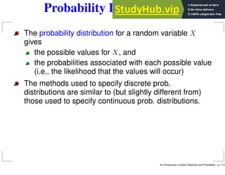 An Introduction To Basic Statistics And Probability | PDF | Physics ...
