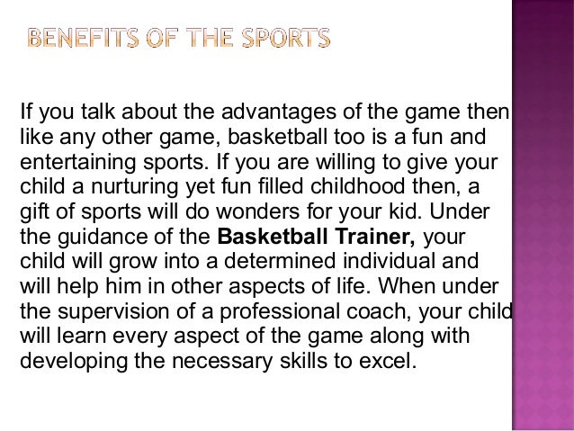 Informative speech outline on basketball image