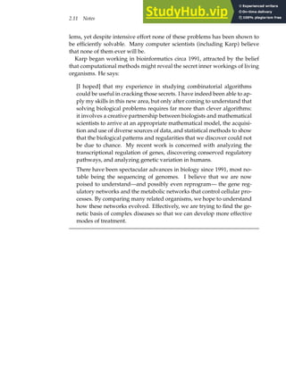 An Introduction To Bioinformatics Algorithms | PDF