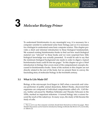 An Introduction To Bioinformatics Algorithms | PDF