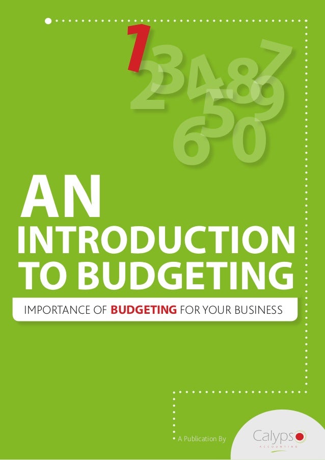 an introduction to business budgeting business budgeting