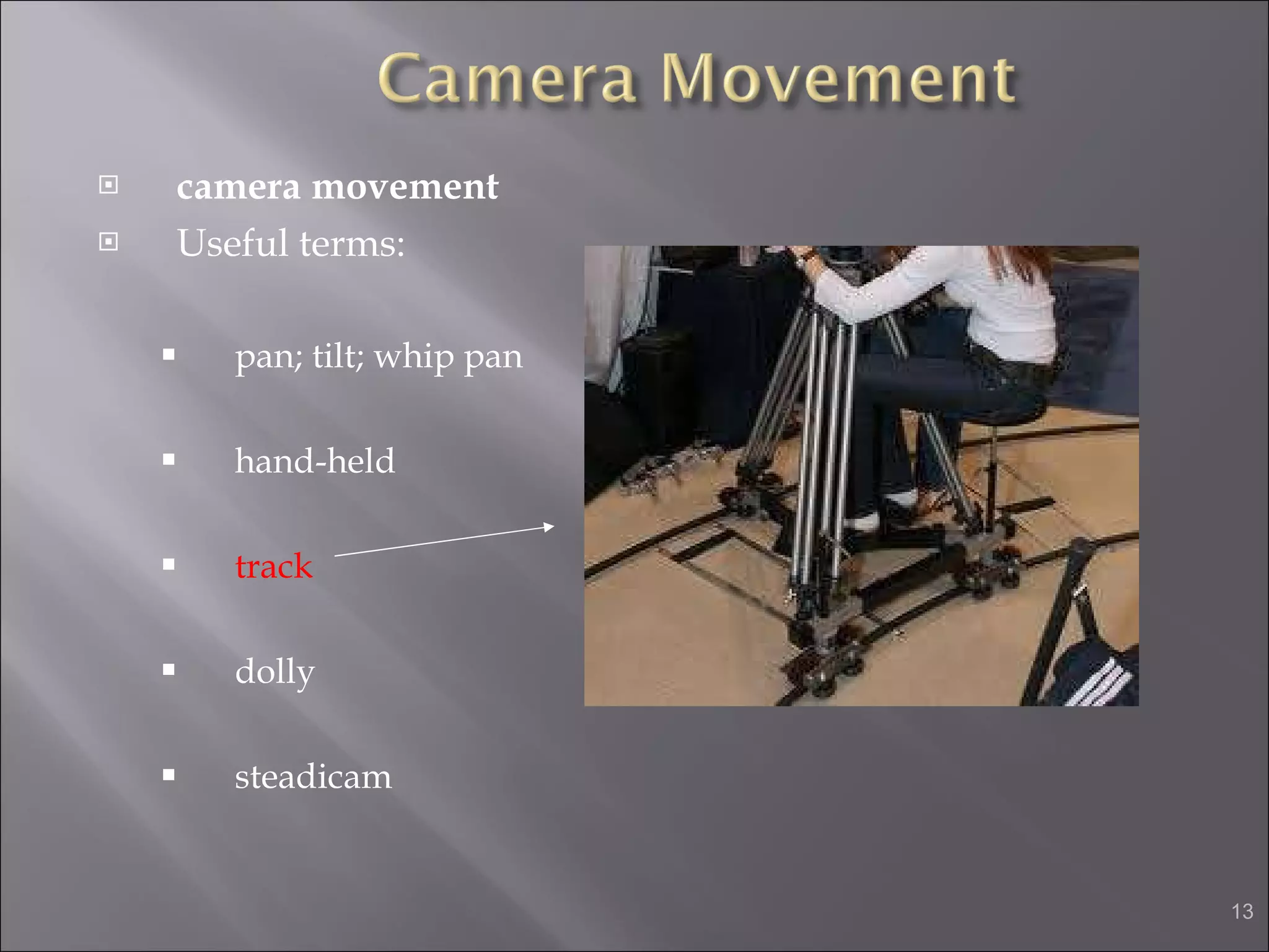 An introduction to camerawork | PPT