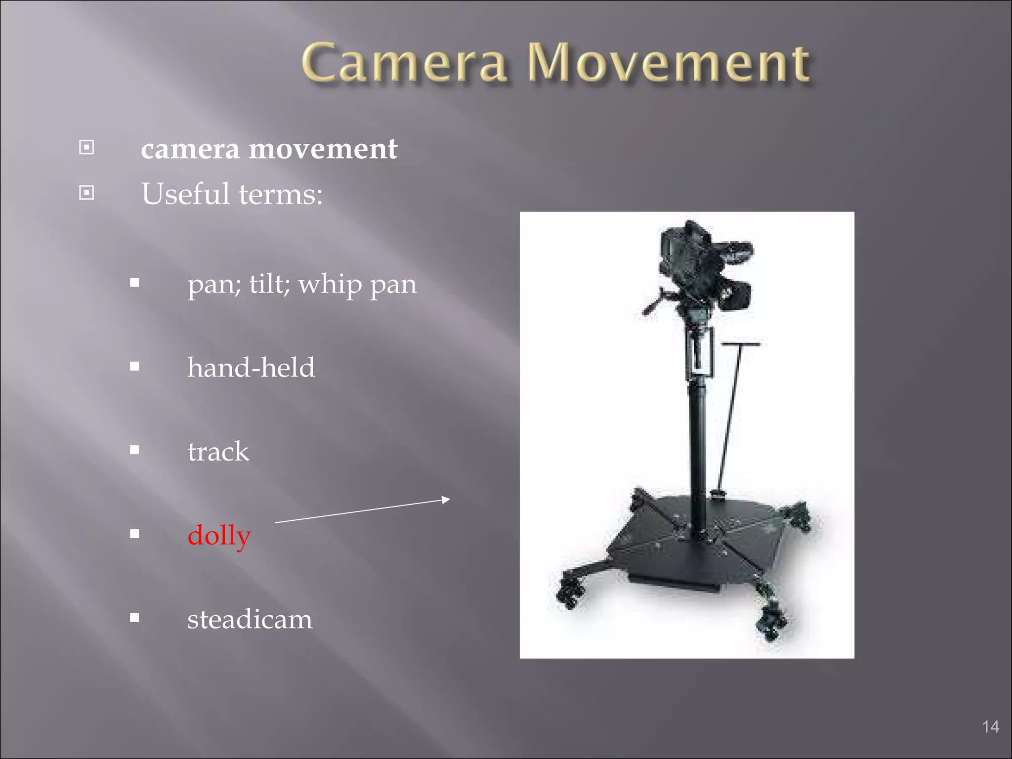 An introduction to camerawork | PPT