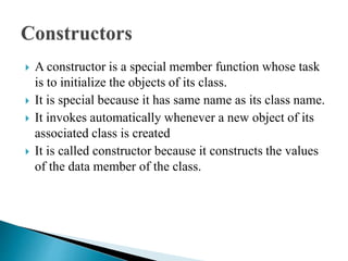 An introduction to constructor | PPT