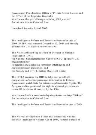 An Introduction to Criminal LawMultinational Criminal .docx