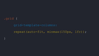 An introduction to css grid | PPT