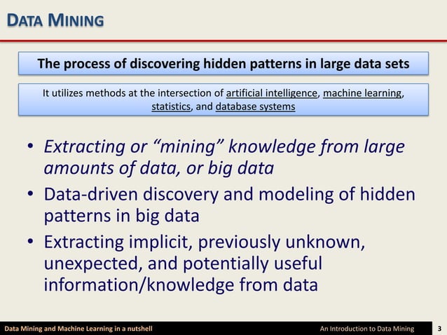 Data Mining: an Introduction | PPTX