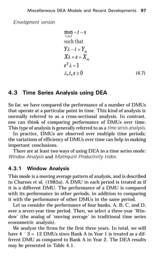 An introduction to dea | PDF