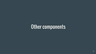 Other components
32
 