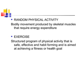 structured fitness programs