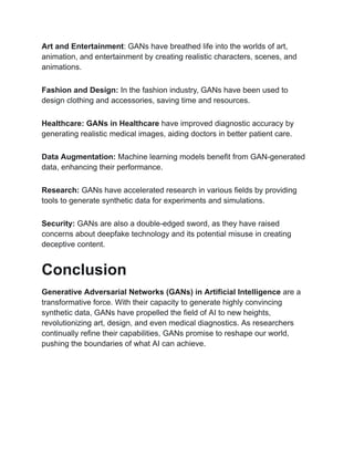 An Introduction To Generative Adversarial Networks | PDF