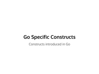 An Introduction to Go | PDF
