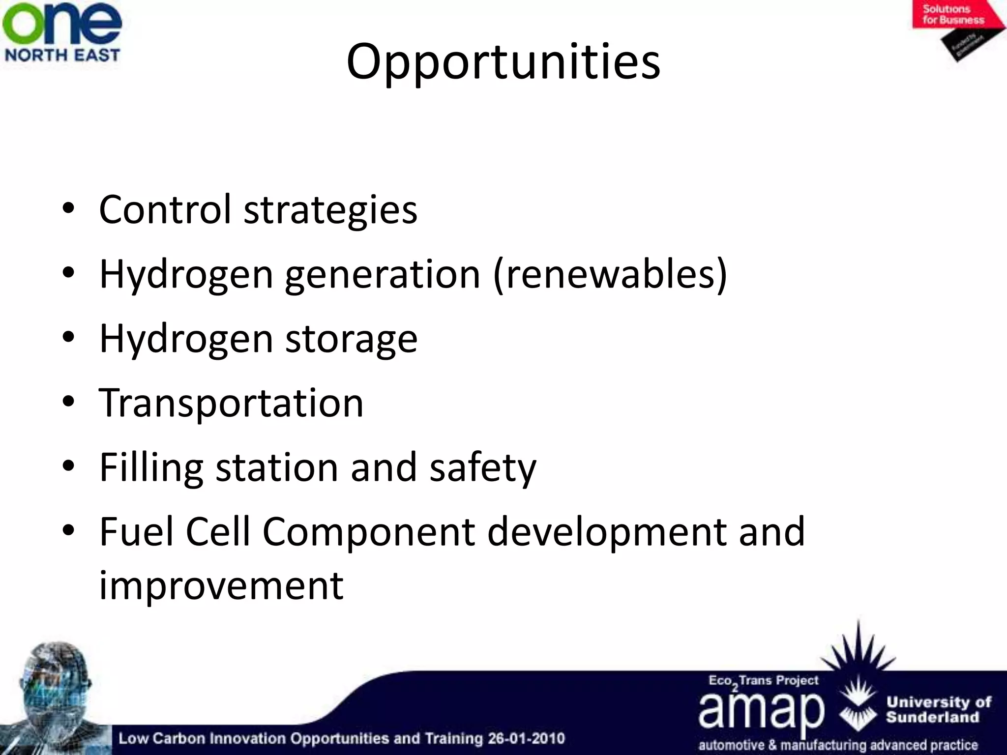 Fast start up – well suited to portable powerBallard Nexa 1.2kW system