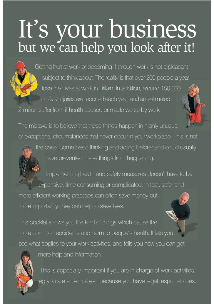 An introduction to health and safety