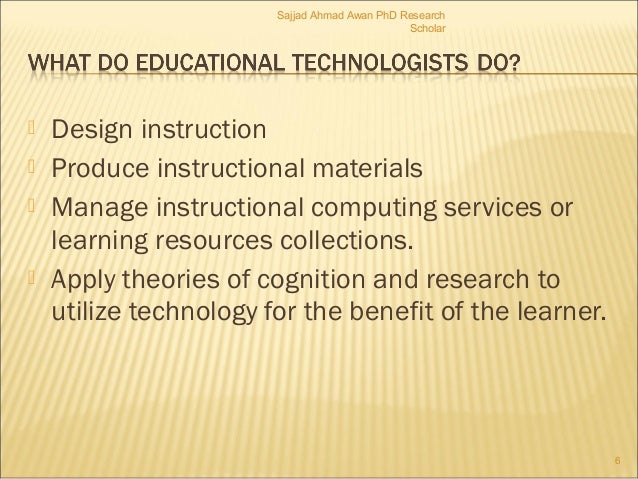 Phd thesis in educational technology