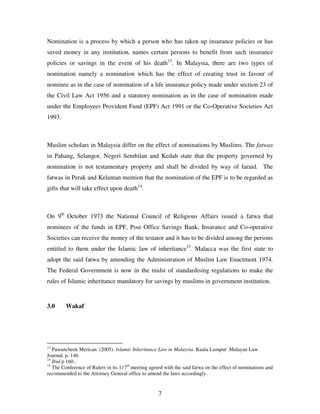 AN INTRODUCTION TO ISLAMIC LAW OF PROPERTY IN MALAYSIA | PDF