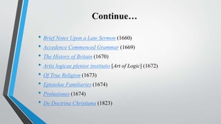 John Milton and his age