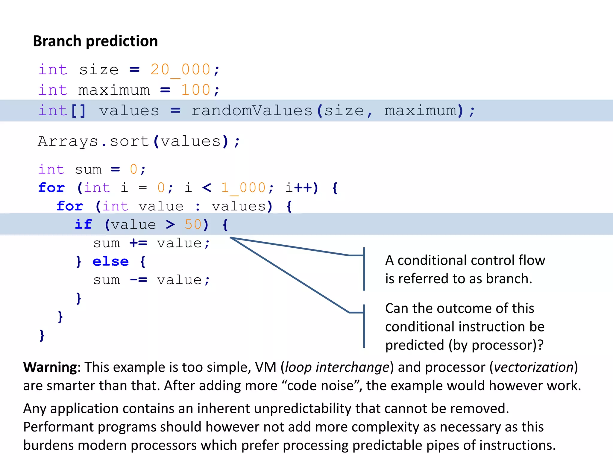 All programs are typed! Types (which do not equal to classes) allow us to identify “things” in our programs that are similar. If nothing in your program has similarities, there might be something wrong. Thus, even machines for dynamic languages look for types. (e.g. V8, Nashorn) var foo = { }; foo.x = 'foo'; foo.y = 42; var bar = { }; bar.y = 42; bar.x = 'bar'; * x x, y y y, x If your program has no structure, how should an optimizer find any? Any “dynamic program” is typed, but it is so implicitly. In the end, you simply did not make this structure explicit. V8, hidden class 