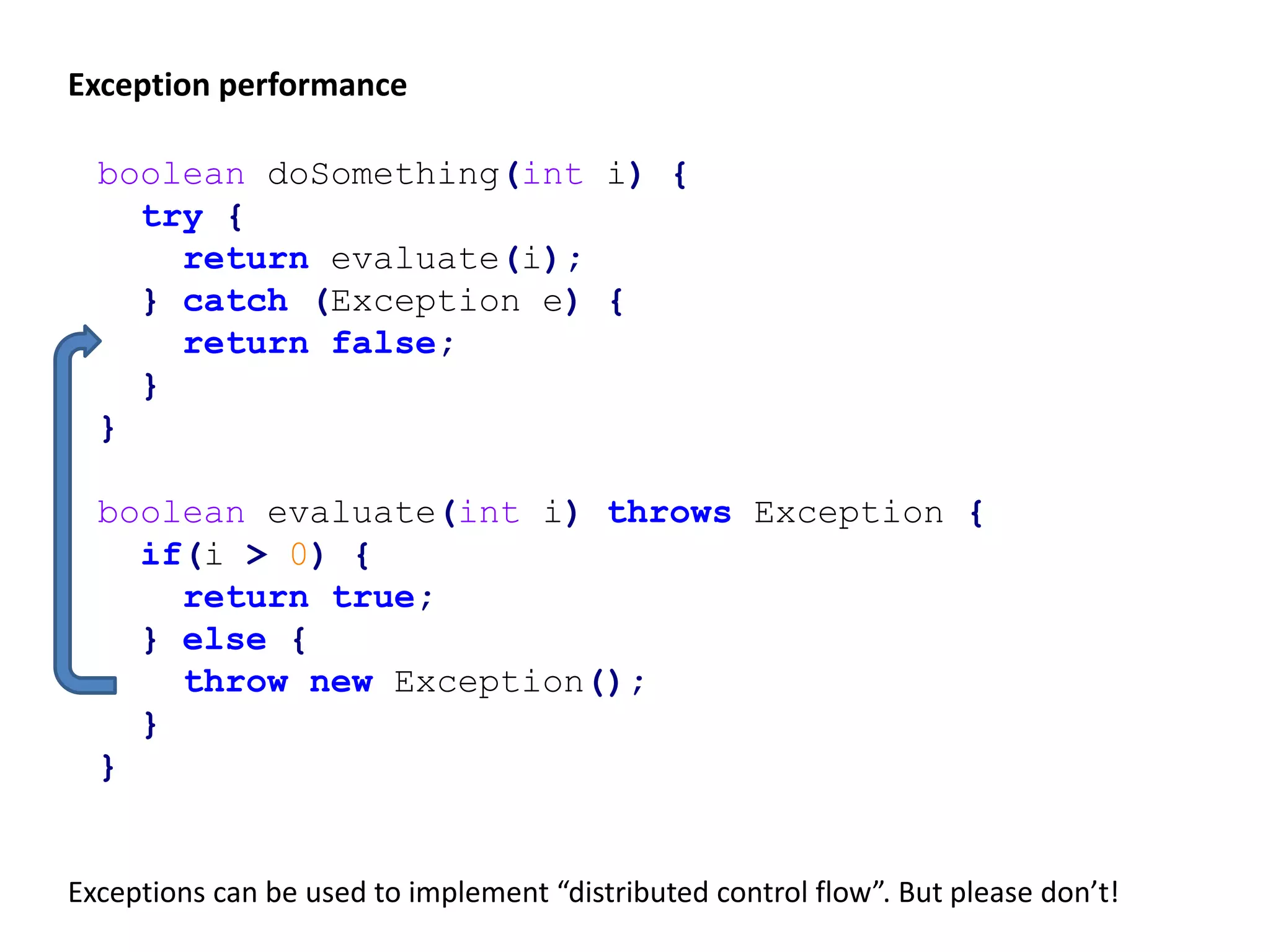 Reflection, method handles and regular invocation Method method = Foo.class.getDeclaredMethod("bar"); int result = method.invoke(new Foo(), 42); class Method { Object invoke(Object obj, Object... args); } boxing 2xboxing Escape analysis to the rescue? Hopefully in the future. Today, it does not look so good. class Foo { int bar(int value) { return value * 2; } } 