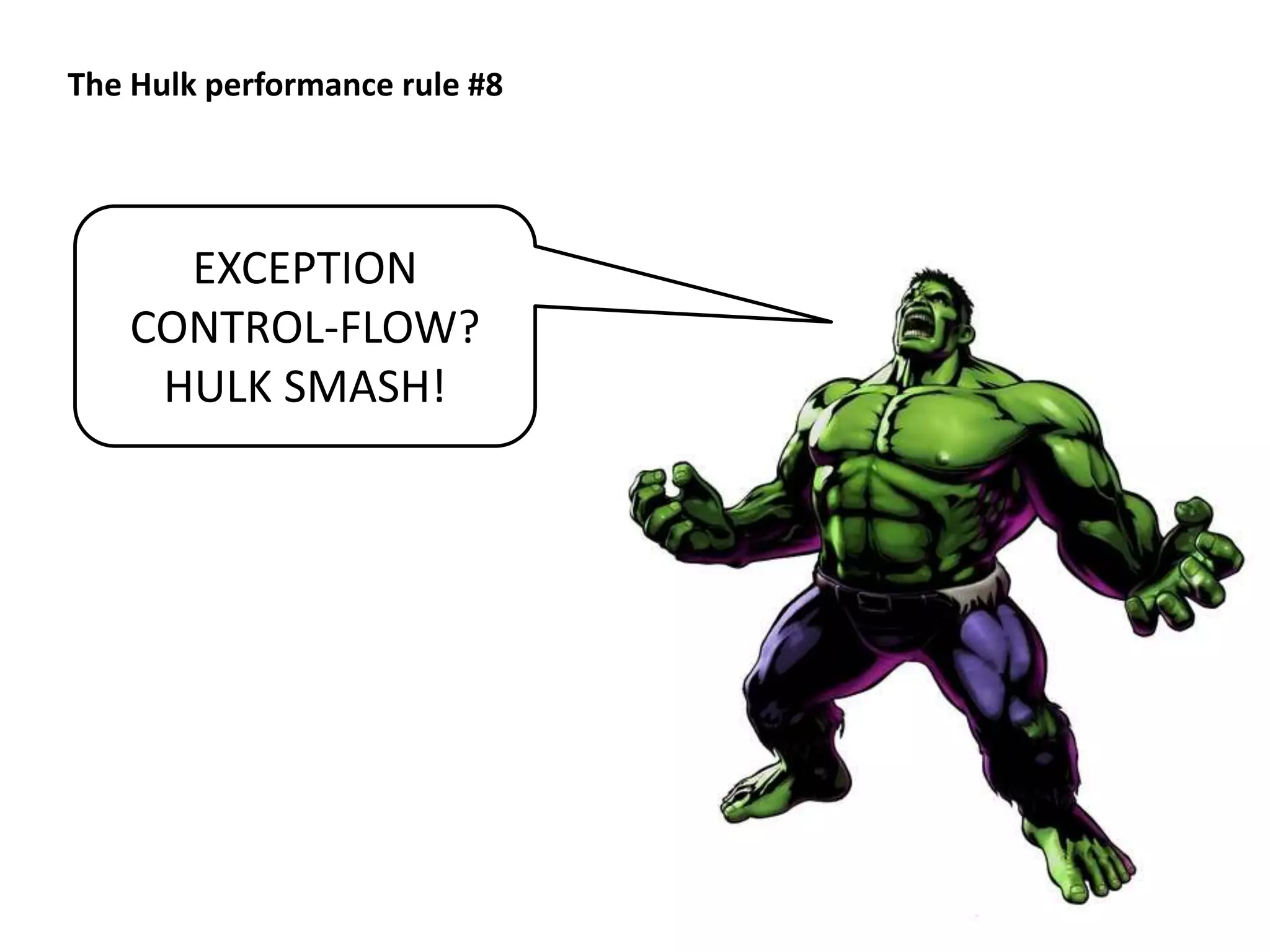 REFLECTION GOOD! BOXING BAD! The Hulk performance rule #7 