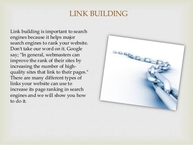 an introduction to search engine optimization Chapter content 1 introduction the first chapter presents the major topics related to search engine optimization, which will be covered in the e-book. an introduction to search engine optimization Chapter content 1 introduction the first chapter presents the major topics related to search engine optimization, which will be covered in the e-book.