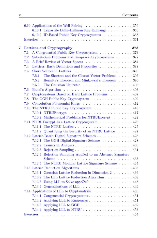 An introduction to mathematical cryptography springer pdf