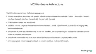 Cimplicity Video Server Computer Setup An introduction to MCS Architecture of BP Tortue Project.pptx