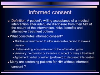 An introduction to medical ethics | PPTX