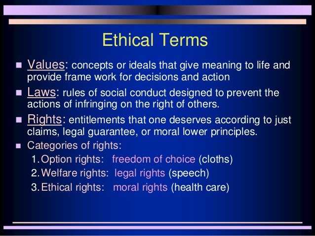An Introduction To Medical Ethics