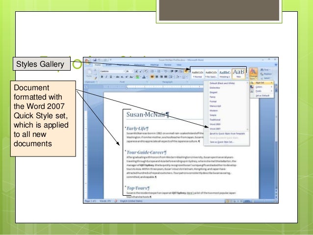 introduction to microsoft office 2007