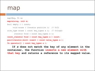 An Introduction to Part of C++ STL | PDF