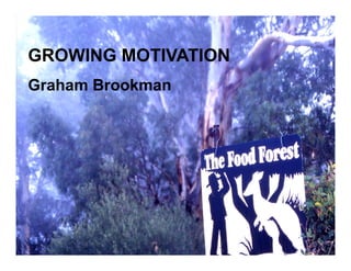 GROWING MOTIVATION
Graham Brookman
 