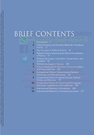 Introduction To Political Science Hand Out Notes.pdf An Introduction to political science.pdf