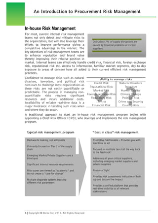 An introduction to procurement risk management | PDF