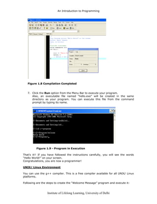 An introduction to programming | PDF