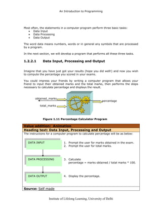 An introduction to programming | PDF