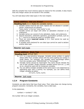 An introduction to programming | PDF