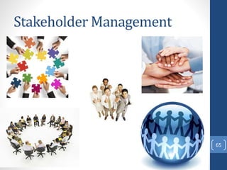 Stakeholder Management
65
 
