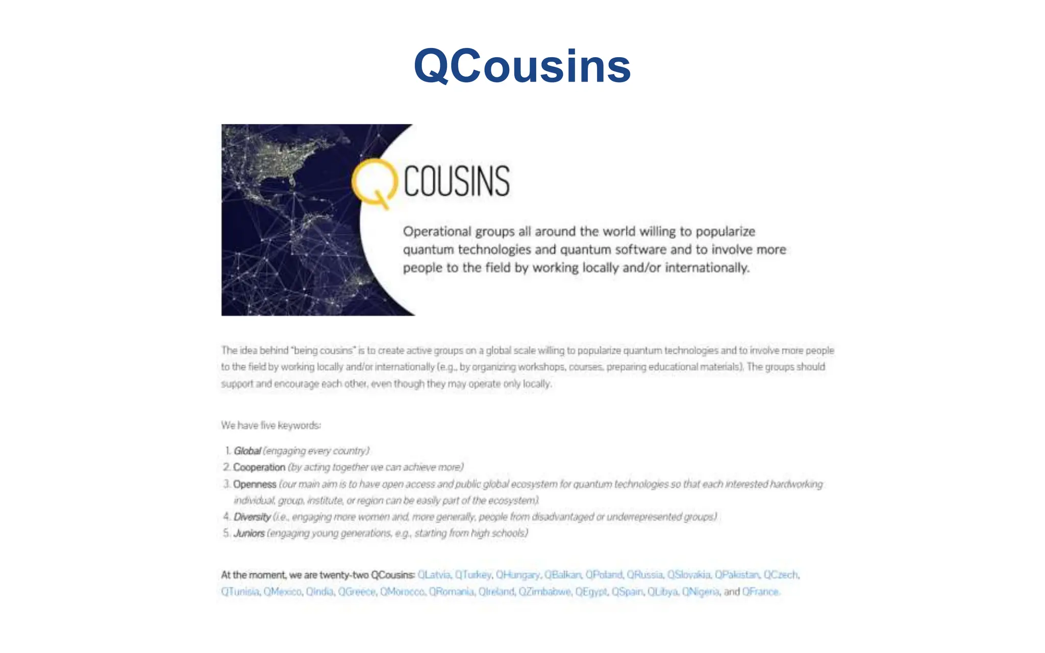 QCousins
 