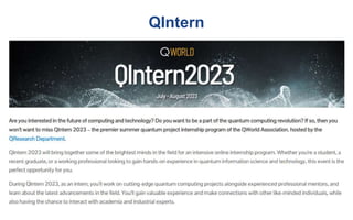 QIntern
 