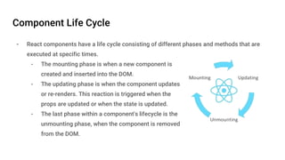 Presentation on "An Introduction to ReactJS" | PPTX