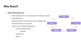 Presentation on "An Introduction to ReactJS" | PPTX | Web Development ...