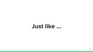 Just like ...
27
 