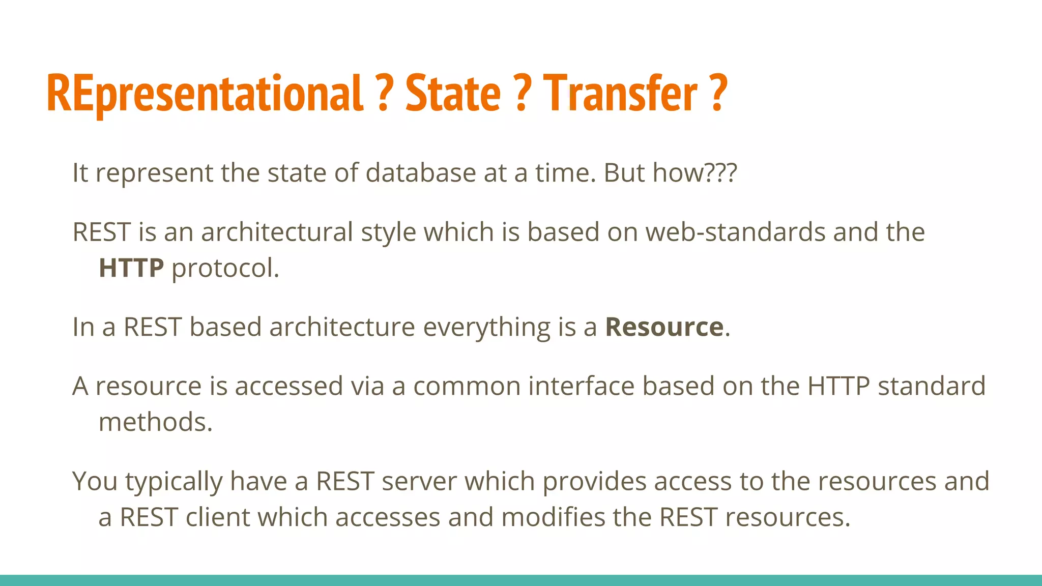 An Introduction To REST API | PPTX