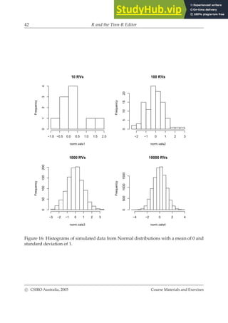 An Introduction To R Software For Statistical Modelling Computing ...