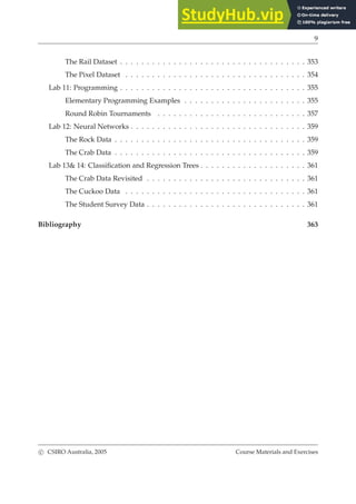 An Introduction To R Software For Statistical Modelling Computing ...