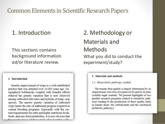 how to write an introduction for a scientific paper