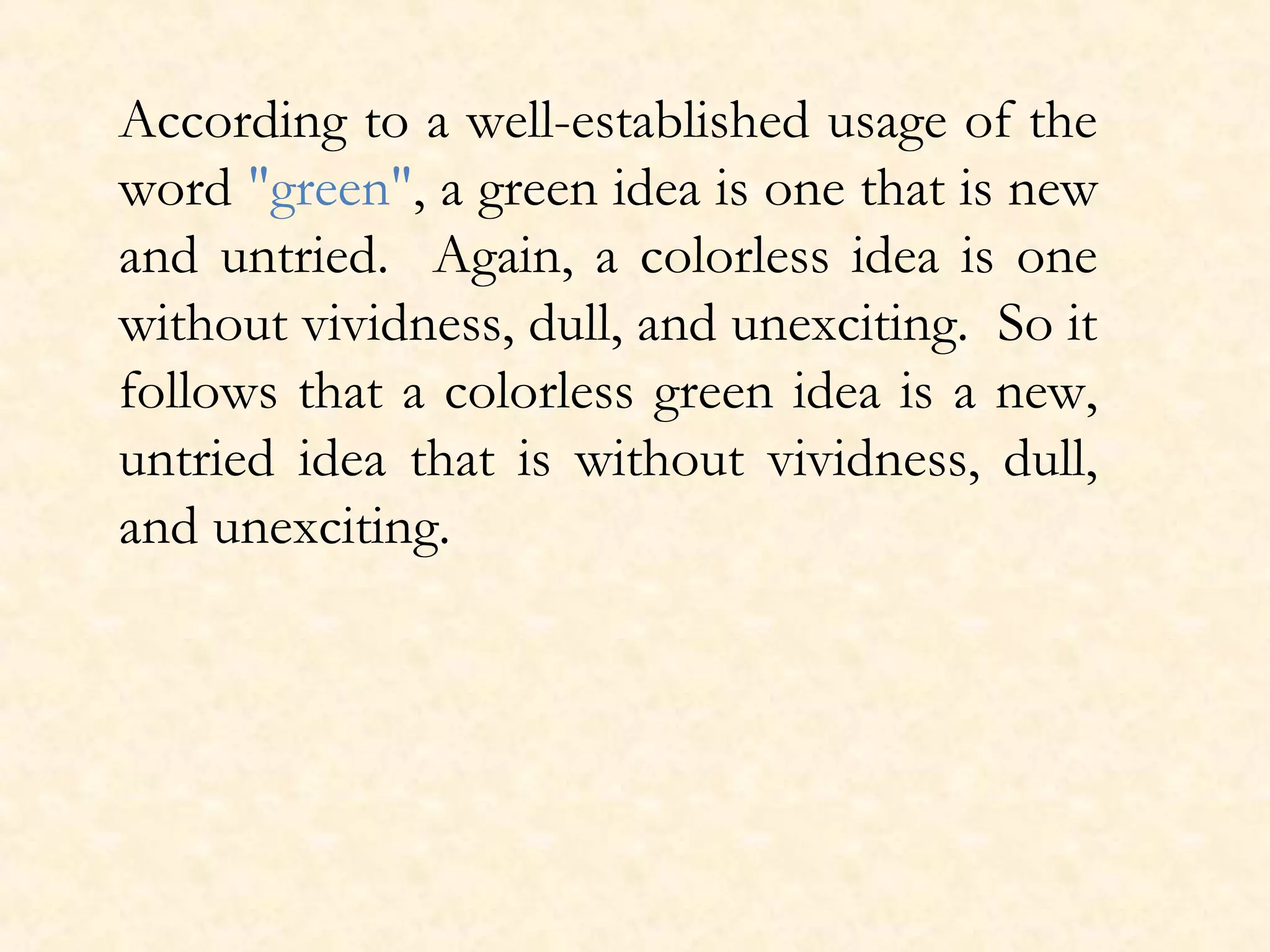 An introduction to semantics | PPT | Poetry | Books and Literature