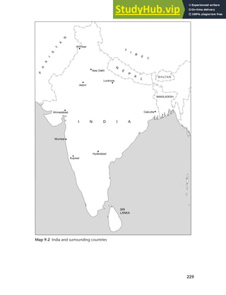 229
Chapter 9 Language change
Map 9.2 India and surrounding countries
 