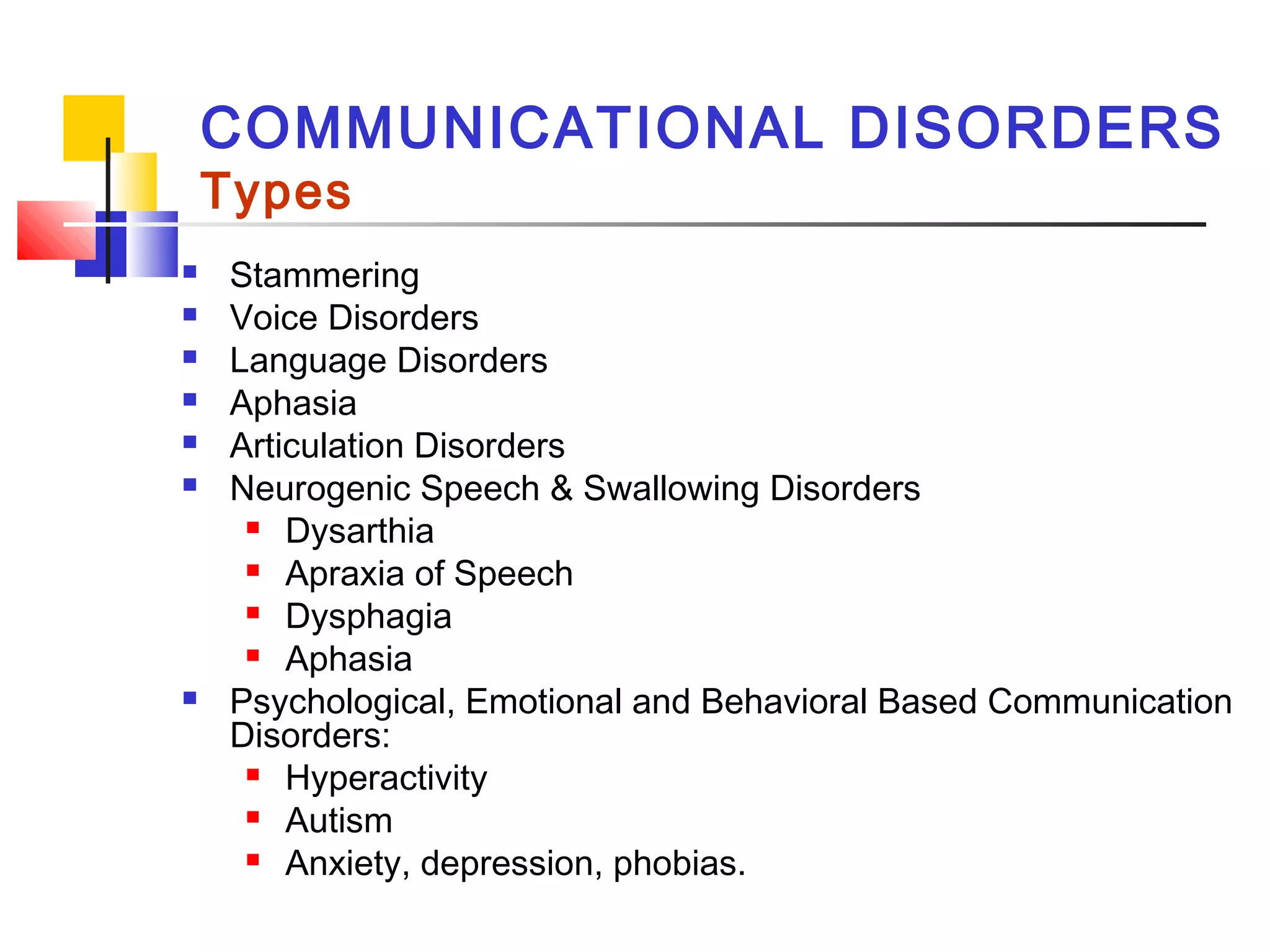 An introduction to speech therapy | PPT